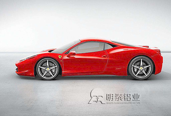 河南明泰鋁業(yè)公司的6063合金鋁板在汽車的應用